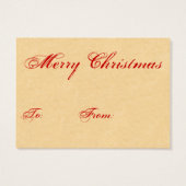 ヴィンテージアイルランド雪だるま名タグ (裏面)