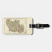 ヴィンテージアイルランド1862ラゲージタグの地図 ラゲッジタグ (正面横)