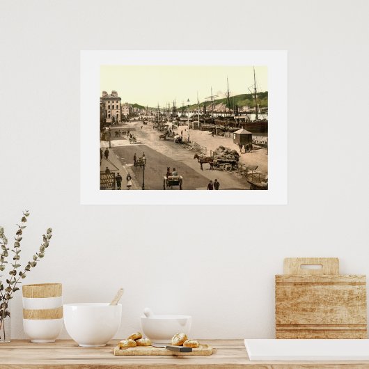 ヴィンテージアイルランド、ウォーターフォードシティキー ポスター (キッチン)