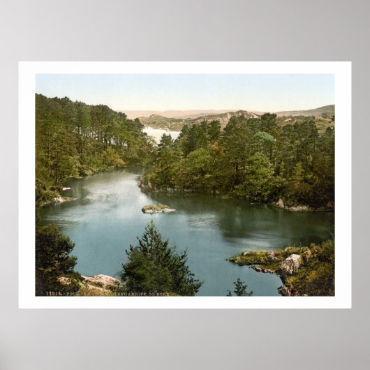 ヴィンテージアイルランド、グレンガリフ郡コルク ポスター (正面)