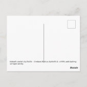 ヴィンテージアイルランド， 1905サックビル通りダブリン ポストカード (裏面)