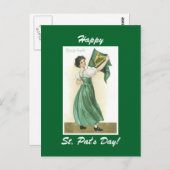 ヴィンテージアイルラ恋しく思ンドはがき ポストカード (正面/裏面)