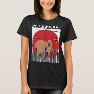 ヴィンテージアイロニックレイデントキャピバラウィティアニマルリフト Tシャツ