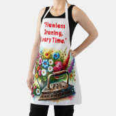 ヴィンテージアイロンフローラアイロン掛け洗濯物乾式洗浄 エプロン (インサイチュ)