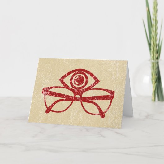 ヴィンテージアイ&メガネ カード (正面)