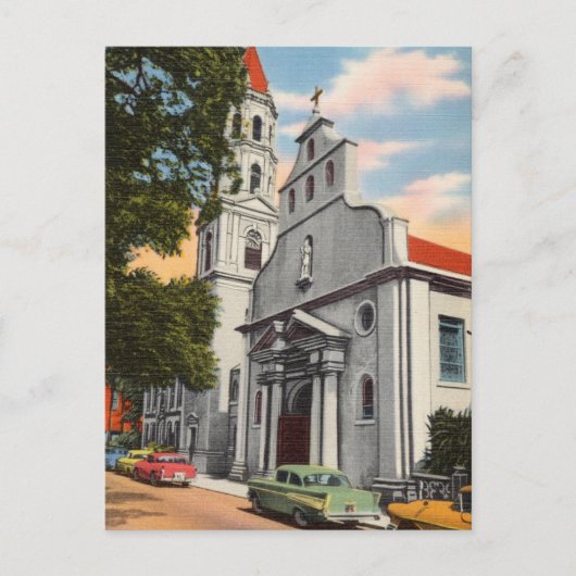 ヴィンテージアウグスティンフロリダ ポストカード (正面)