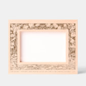 ヴィンテージアウトドア魚釣り縁ど レーザー彫刻フレーム (正面)