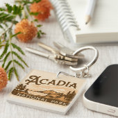 ヴィンテージアカディア国立公園バーハーバー キーホルダー (正面右)
