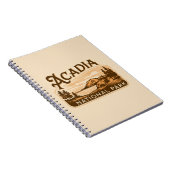 ヴィンテージアカディア国立公園バーハーバー ノートブック (右側)