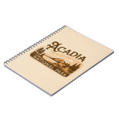 ヴィンテージアカディア国立公園バーハーバー ノートブック (左側)