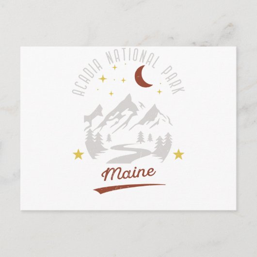 ヴィンテージアカディア国立公園メイン ポストカード (正面)