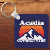 ヴィンテージアカディア国立公園 キーホルダー (正面)