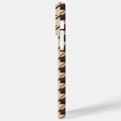 ヴィンテージアカデミア千鳥格子のブラウン Case-Mate iPhoneケース (裏面 / 左)