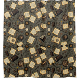 ヴィンテージアカデミシャワーカーテン シャワーカーテン