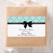 ヴィンテージアクアウィットダマスクブラックHウォーターラベル ラベル (インサイチュ)