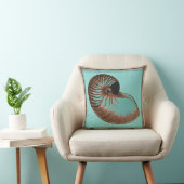 ヴィンテージアクアシャンバーナウティラスシェルピロー クッション (椅子)