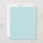 ヴィンテージアクアブルートラック卒業サンキューカード (裏面)