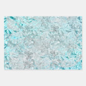 ヴィンテージアクアラッピング紙フラットシートセット3 ラッピングペーパーシート (正面3)