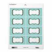 ヴィンテージアクアレースラベル ラベル (フルシート)