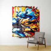 ヴィンテージアクバーズウズクルーネック – ウズギフト タペストリー (インサイチュ)