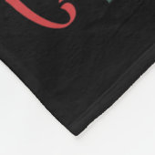 ヴィンテージアクリスマスカロルクリスマスライトアカデミアライト フリースブランケット (角)