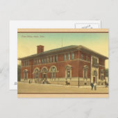 ヴィンテージアクロンオハイオ郵便局はがき ポストカード (正面/裏面)