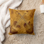 ヴィンテージアコースティックギター枕 クッション (ブランケット)