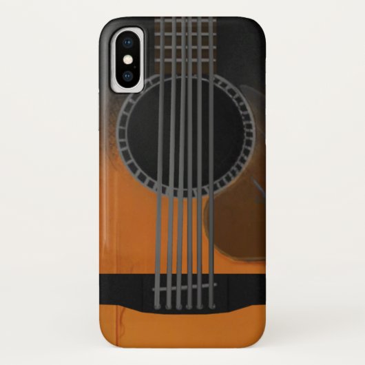 ヴィンテージアコースティックギター Case-Mate iPhoneケース (裏面)
