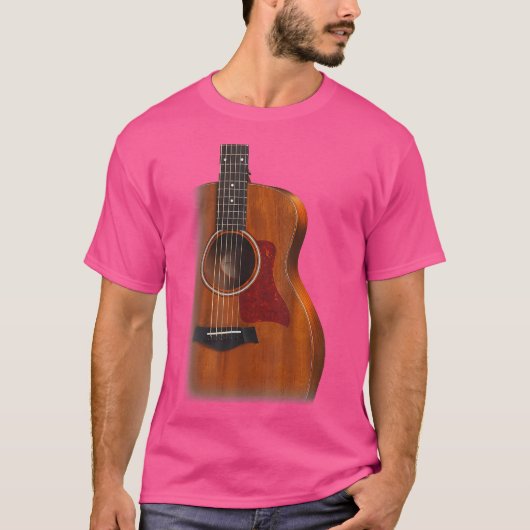 ヴィンテージアコースティックギターTシャツ Tシャツ (正面)