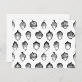 ヴィンテージアコーンアートクラシックレトロカスタムBGカラー ポストカード (正面/裏面)