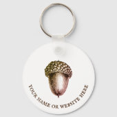 ヴィンテージアコーンカスタム文字 キーホルダー (正面)