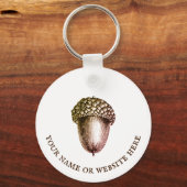 ヴィンテージアコーンカスタム文字 キーホルダー (正面)