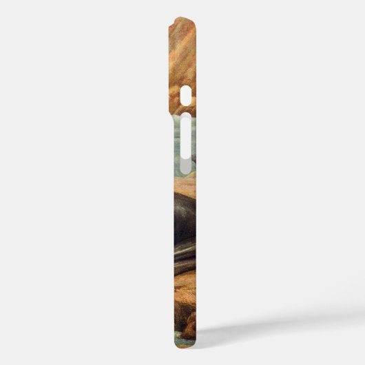 ヴィンテージアシカ海の海のそばの海の哺乳類 Case-Mate iPhoneケース (裏面 / 左)