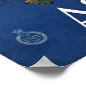 ヴィンテージアシシイタリア旅行観光広告 ポスター (角)