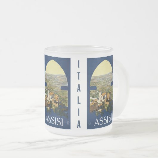 ヴィンテージアシシイタリカスタムアマグス フロストグラスマグカップ (正面右)