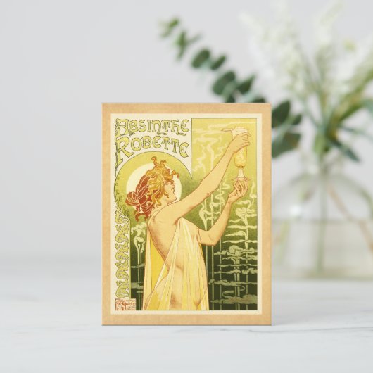 ヴィンテージアシンザポスターアート ポストカード (スタンド正面)