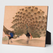 ヴィンテージアジアのピーコック フォトプラーク (側面)