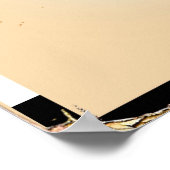 ヴィンテージアジアの地図 ポスター (角)