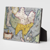 ヴィンテージアジアの地図 | 1580 フォトプラーク (側面)