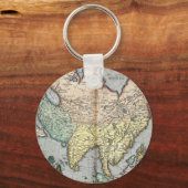 ヴィンテージアジアの地図 | 1592 キーホルダー (正面)