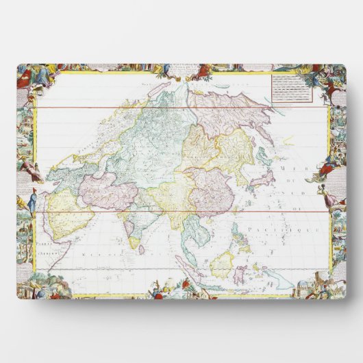 ヴィンテージアジアの地図 | 1786 フォトプラーク (正面)