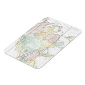 ヴィンテージアジアの地図 | 1786 マグネット (左側)