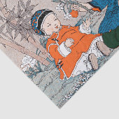 ヴィンテージアジアの母ベビー花の母の日 薄葉紙 (詳細)