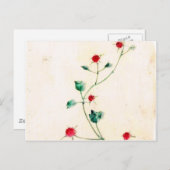 ヴィンテージアジアプリント ポストカード (正面/裏面)