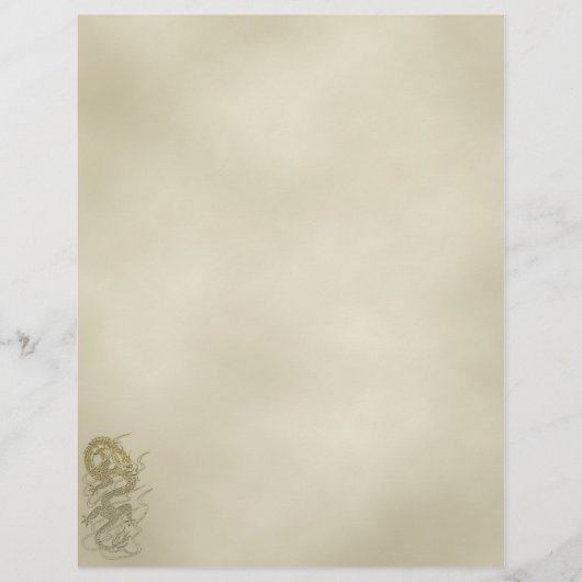 ヴィンテージアジアン・ドラゴンレターヘッド (正面)