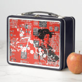 ヴィンテージアジア言語 メタルランチボックス (インサイチュ)