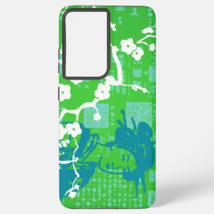 ヴィンテージアジア言語 SAMSUNG GALAXY S21 ULTRAケース