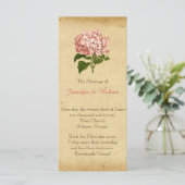 ヴィンテージアジサイ結婚式 プログラム (スタンド正面)