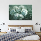 *~*ヴィンテージアジサイTV2ストレッチキャンバス印刷 キャンバスプリント (インサイチュ (寝室))