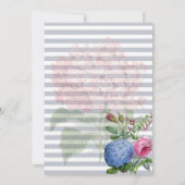 ヴィンテージアジスピンク | Blue Mother's Day Brunch 招待状 (裏面)